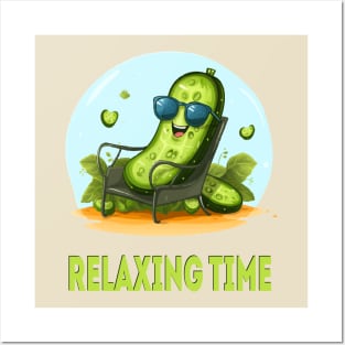 CUCUMBER: RELAXING TIME Posters and Art